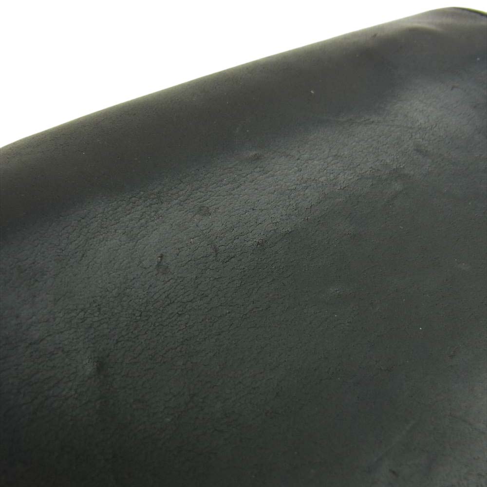 CHROME HEARTS クロムハーツ（原本無） 2ZIP STRAP 2ジップ ストラップ レザー ウォレット ブラック系【中古】