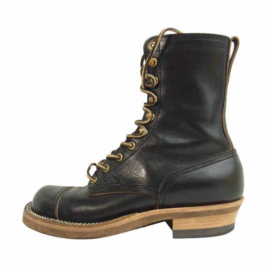 ROLLING DUB TRIO ローリングダブトリオ RDT-BF04 ROOTS 8.5 HORSEBUTT BLACK ルーツ ホースバット ブーツ ブラック系 25.5cm【中古】