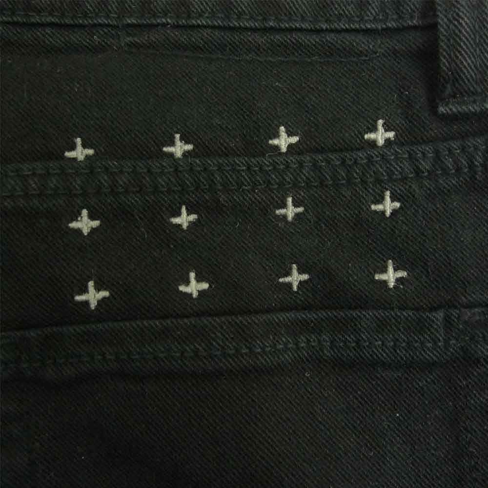 スビ SUP SKINNY ZIP 裾ジップ スキニー パンツ ダークネイビー系 26【中古】