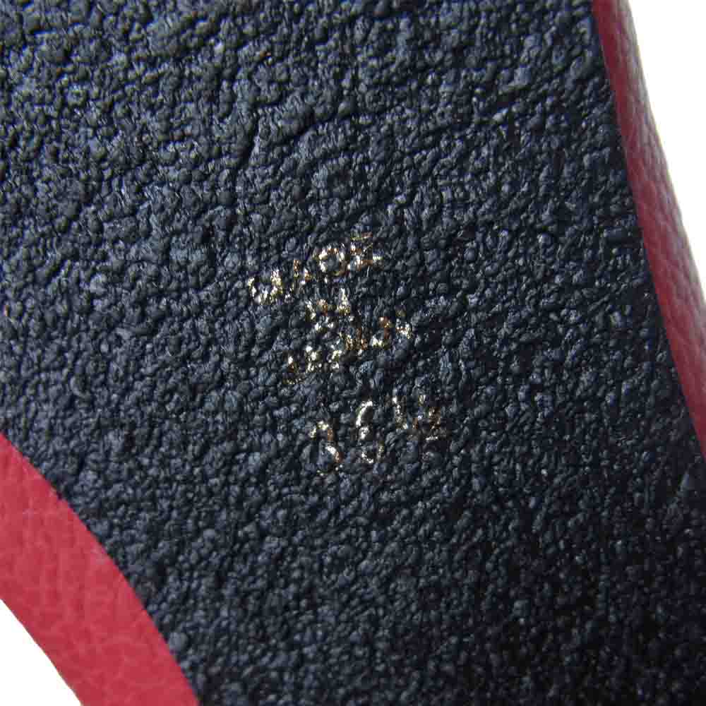 ブランベール レザー ローファー 日本製 レッド系 36.5【極上美品】【中古】