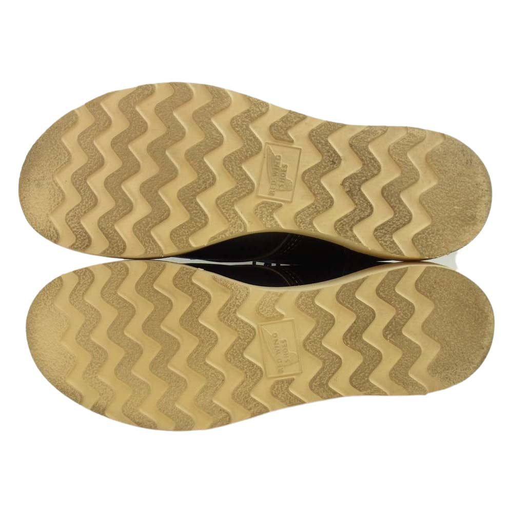 RED WING レッドウィング 9870 IRISH SETTER 6 ROUND クラシック ラウンド プレーン トウ ブラック クロンダイク 茶芯 ブーツ ブラック系 26cm【中古】