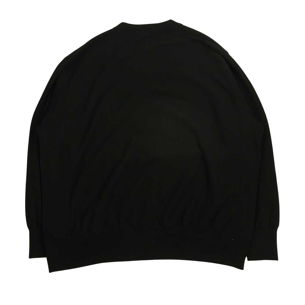 UNDERCOVER アンダーカバー 22SS UB1B4810 ONCE IN A LIFETIME Vネック オーバーサイズ スウェット ブラック系 4【美品】【中古】