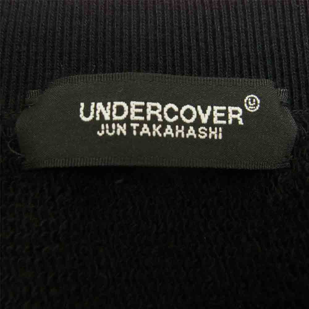 UNDERCOVER アンダーカバー 22SS UB1B4810 ONCE IN A LIFETIME Vネック オーバーサイズ スウェット ブラック系 4【美品】【中古】