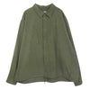 PORTER CLASSIC ポータークラシック 21SS OFFERING CLOTHES SUPER NYLON STRETCH MILITARY SHIRT スーパーナイロン ストレッチ ミリタリーシャツ カーキ系 L【美品】【中古】