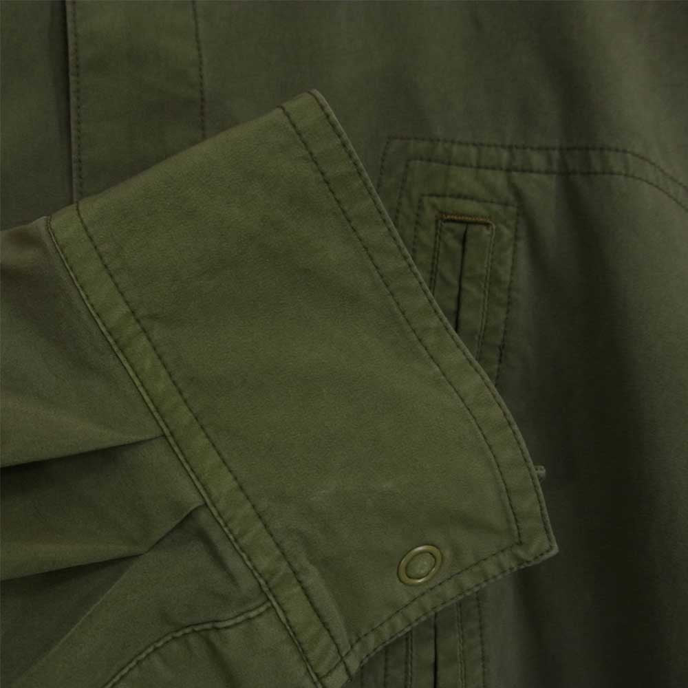 PORTER CLASSIC ポータークラシック 21SS OFFERING CLOTHES SUPER NYLON STRETCH MILITARY SHIRT スーパーナイロン ストレッチ ミリタリーシャツ カーキ系 L【美品】【中古】