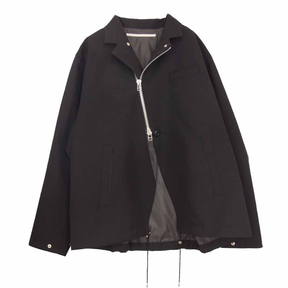 タム 21AW 21A0002 ROUGH JKT 2WAY ライダース ジャケット ブラック系 サイズ表記無【美品】【中古】