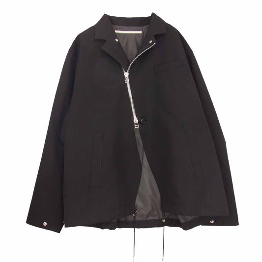 タム 21AW 21A0002 ROUGH JKT 2WAY ライダース ジャケット ブラック系 サイズ表記無【美品】【中古】