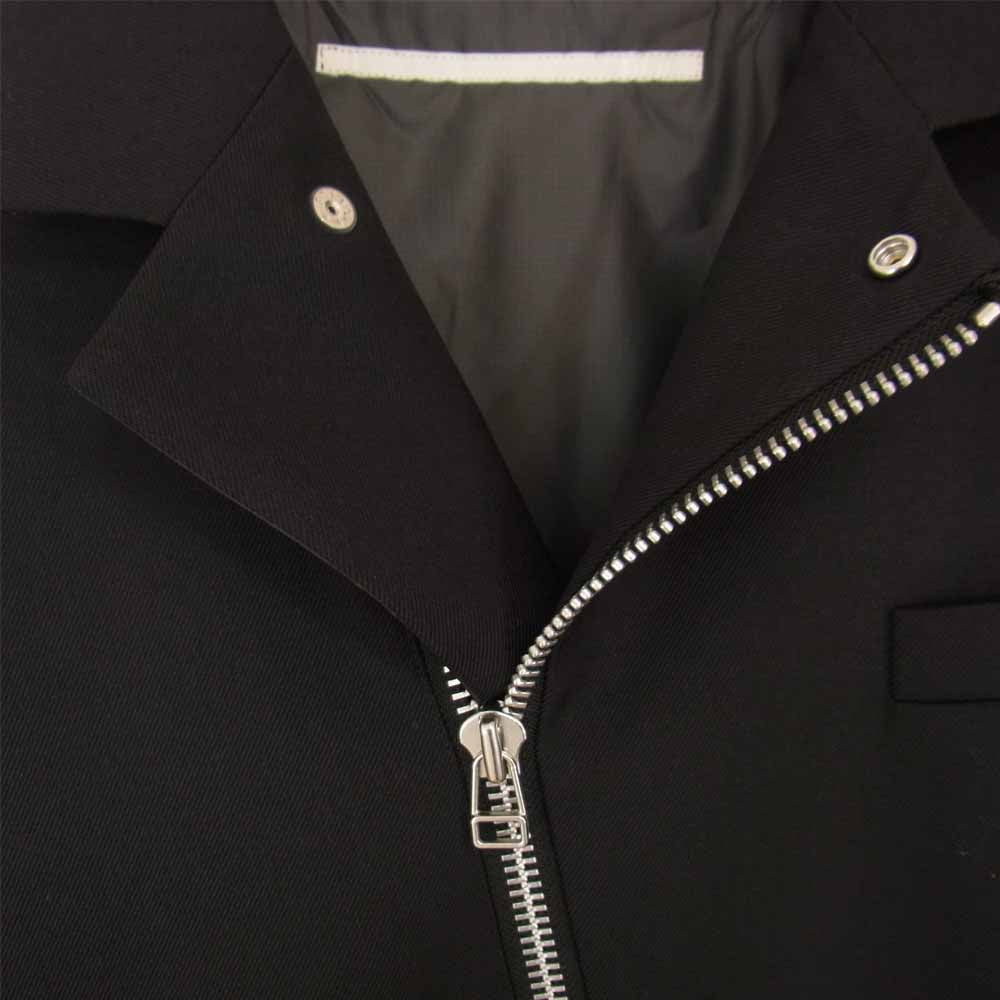 タム 21AW 21A0002 ROUGH JKT 2WAY ライダース ジャケット ブラック系 サイズ表記無【美品】【中古】