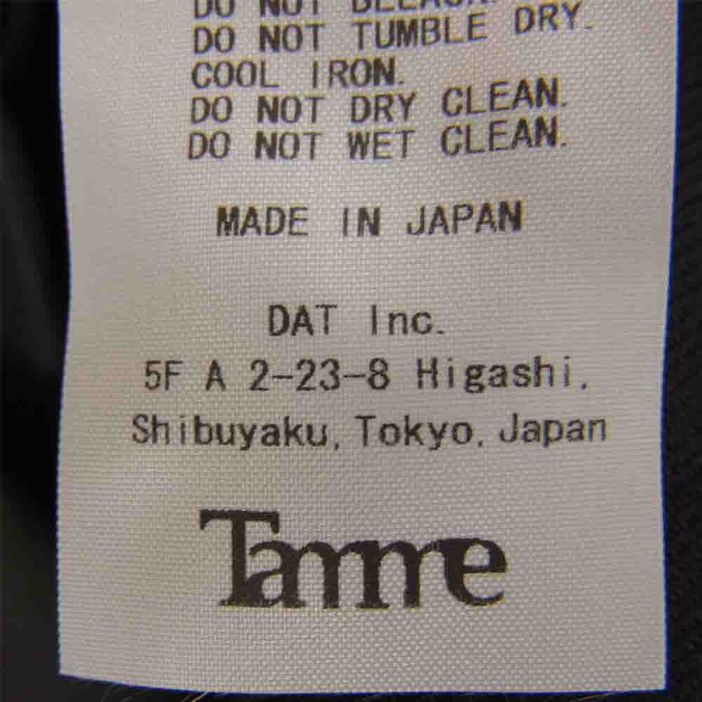 タム 21AW 21A0002 ROUGH JKT 2WAY ライダース ジャケット ブラック系 サイズ表記無【美品】【中古】
