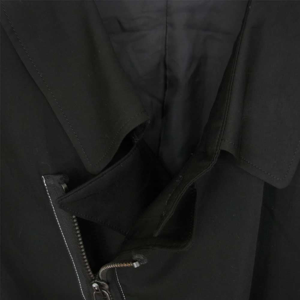 Yohji Yamamoto ヨウジヤマモト POUR HOMME プールオム 19SS HH-J34-201 キュプラ ZIP 釦 ジャケット ブラック系 3【中古】