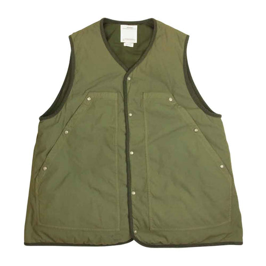 VISVIM ビズビム 22SS 0122105013005 COVEY DOWN VEST ガーメントダイ ダウン ベスト カーキ系 4【美品】【中古】