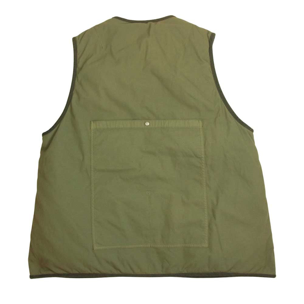 VISVIM ビズビム 22SS 0122105013005 COVEY DOWN VEST ガーメントダイ ダウン ベスト カーキ系 4【美品】【中古】