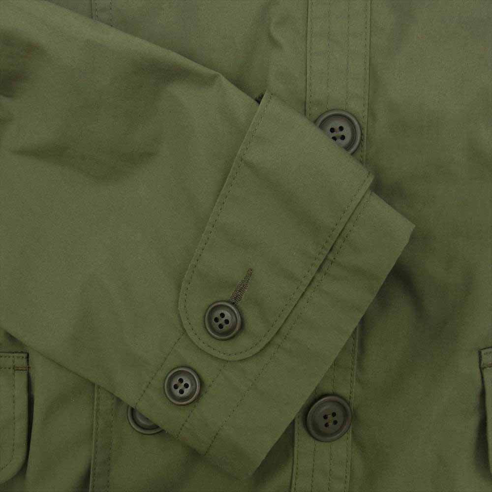JUNYA WATANABE COMME des GARCONS MAN ジュンヤワタナベコムデギャルソンマン 22SS WI-J035 綿 エステルウェザー ライナー着脱 ミリタリー ジャケット カーキ系 L【美品】【中古】