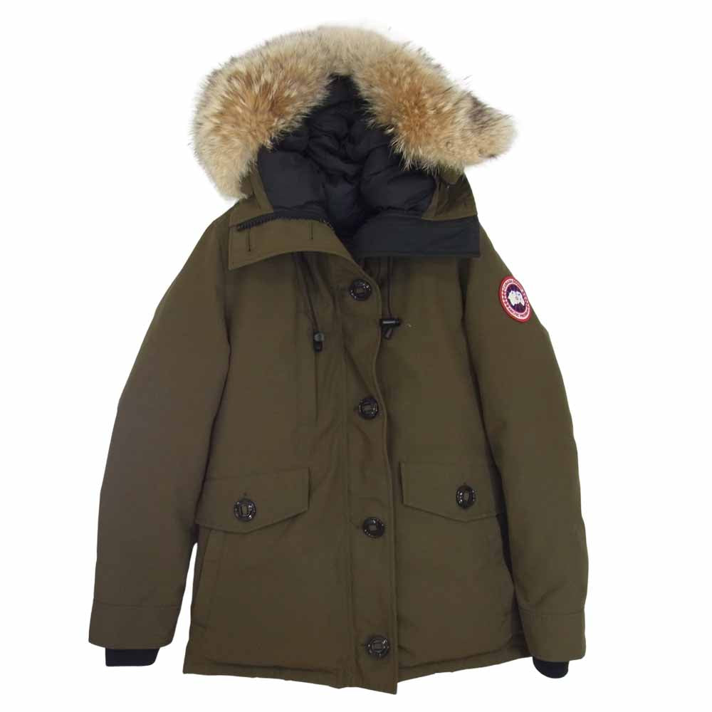 CANADA GOOSE カナダグース 2300JL 国内正規品 サザビーリーグ 2300JL CHARLOTTE PARKA シャーロット ダウン カーキ系 S/P【中古】