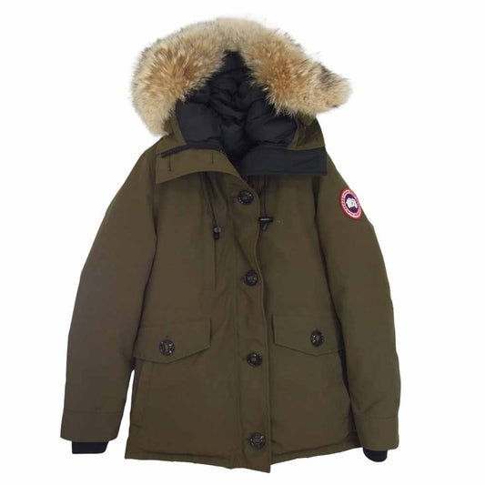 CANADA GOOSE カナダグース 2300JL 国内正規品 サザビーリーグ 2300JL CHARLOTTE PARKA シャーロット ダウン カーキ系 S/P【中古】