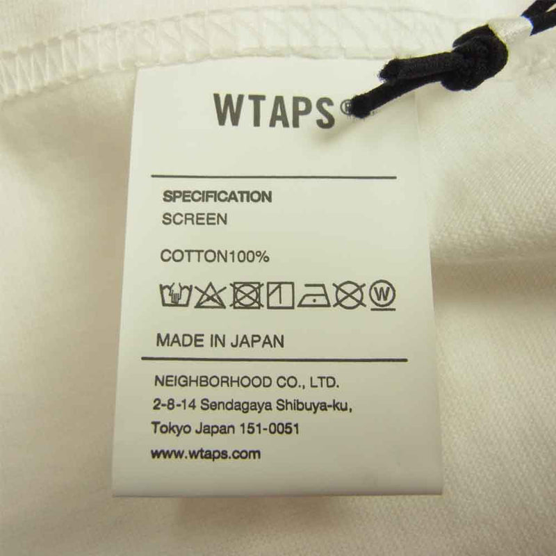 WTAPS ダブルタップス 20SS 201PCDT-ST12S DCLXVI Tシャツ ホワイト系 3【美品】【中古】