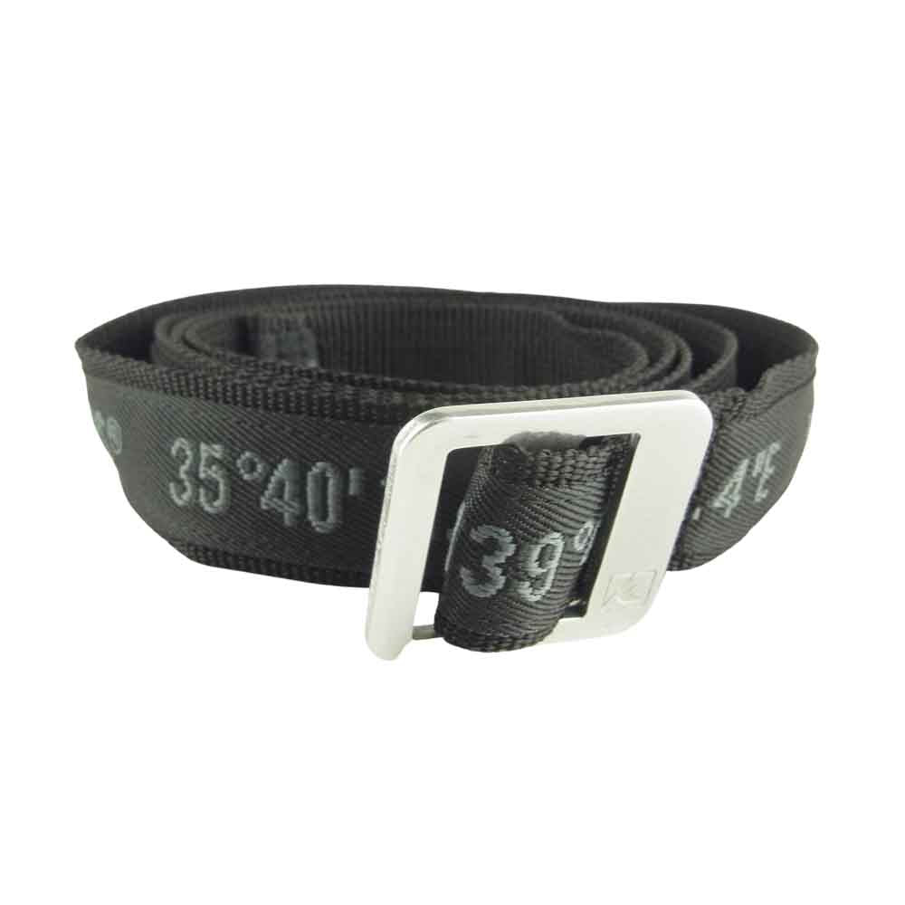 WTAPS ダブルタップス 21SS 211MYDT-AC02 WEBBING BELT NYPO ウェビング ベルト ブラック系【極上美品】【中古】
