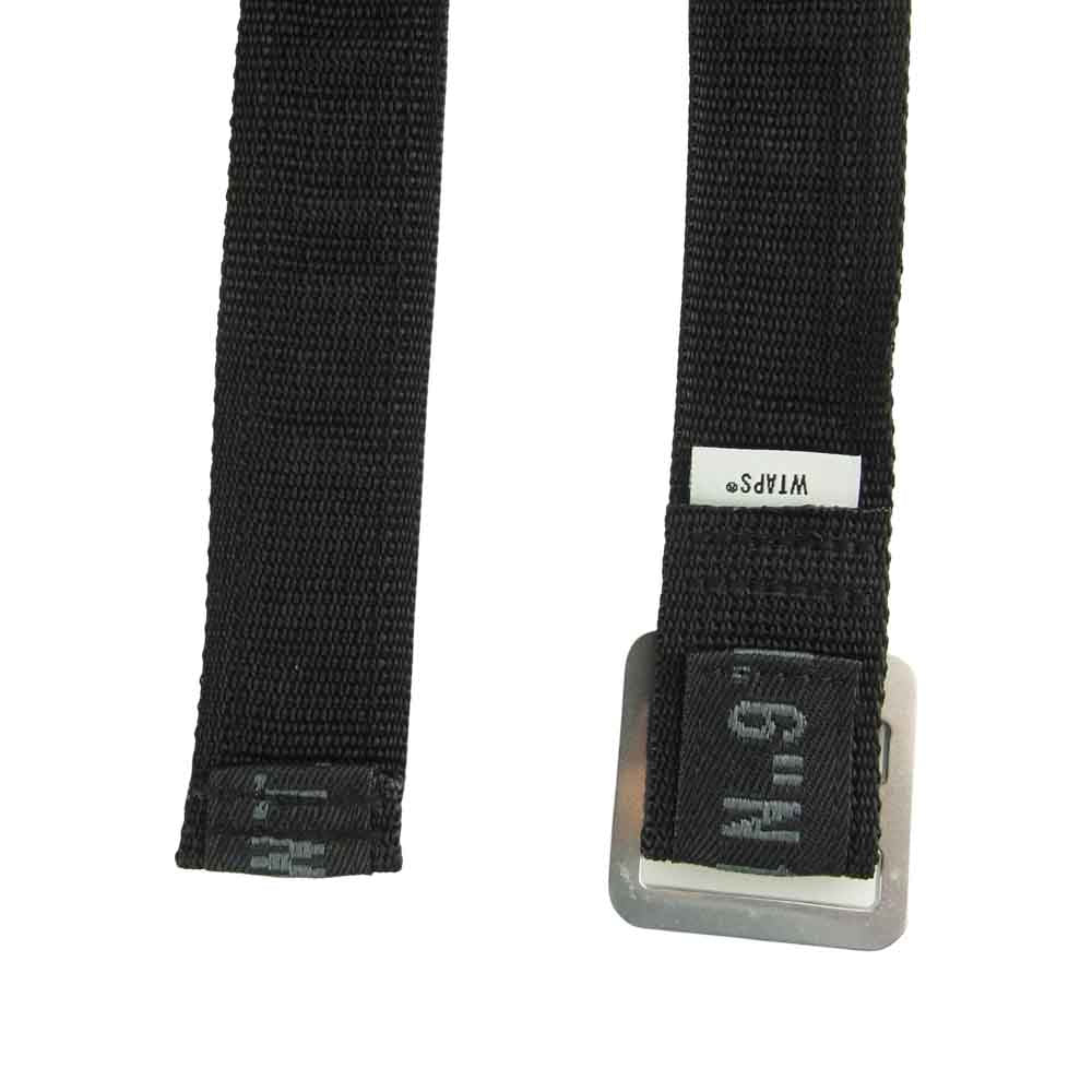 WTAPS ダブルタップス 21SS 211MYDT-AC02 WEBBING BELT NYPO ウェビング ベルト ブラック系【極上美品】【中古】