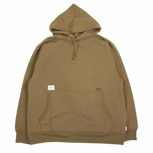 WTAPS ダブルタップス 20AW 202ATDT-CSM19 LLW HOODED スウェット パーカー ブラウン系 3【美品】【中古】