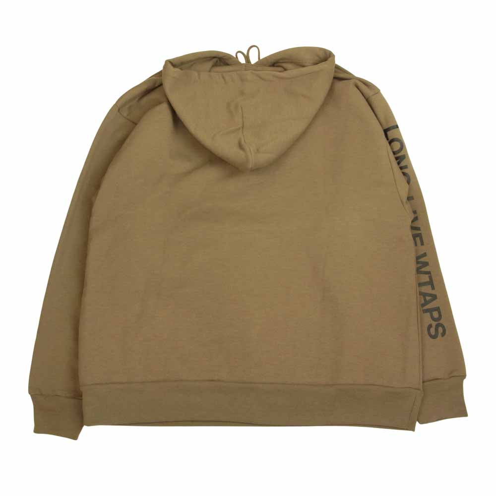 WTAPS ダブルタップス 20AW 202ATDT-CSM19 LLW HOODED スウェット パーカー ブラウン系 3【美品】【中古】