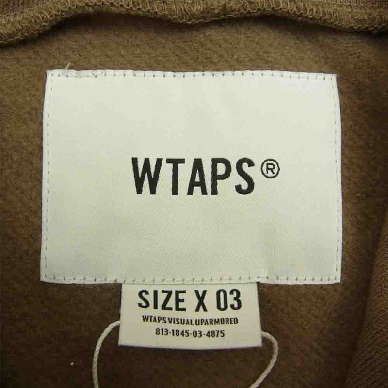 WTAPS ダブルタップス 20AW 202ATDT-CSM19 LLW HOODED スウェット