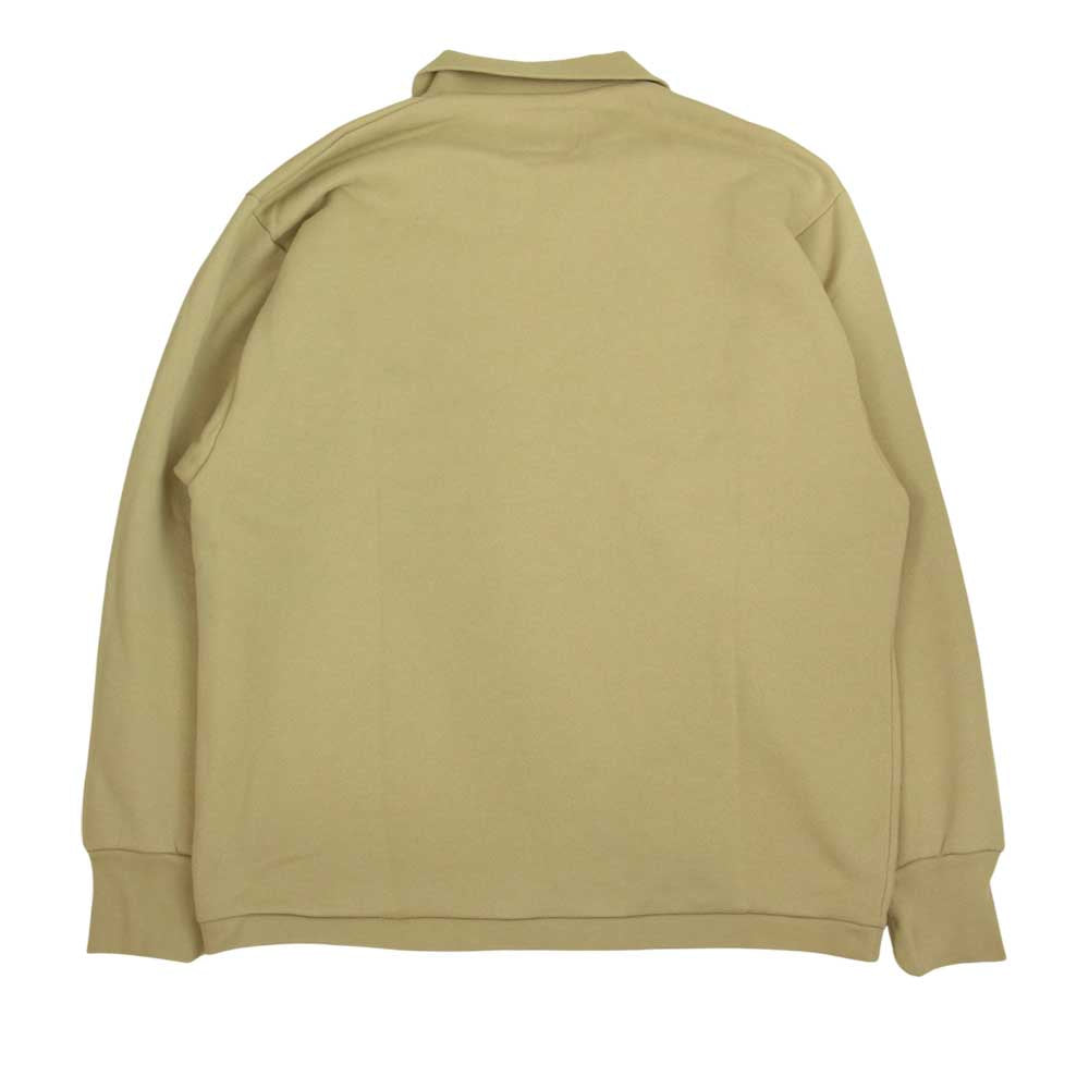 WTAPS ダブルタップス 201ATDT-CSM31 POLO LS SHIRT ポロシャツ ハーフジップ スウェット トレーナー ベージュ系 2【新古品】【未使用】【中古】