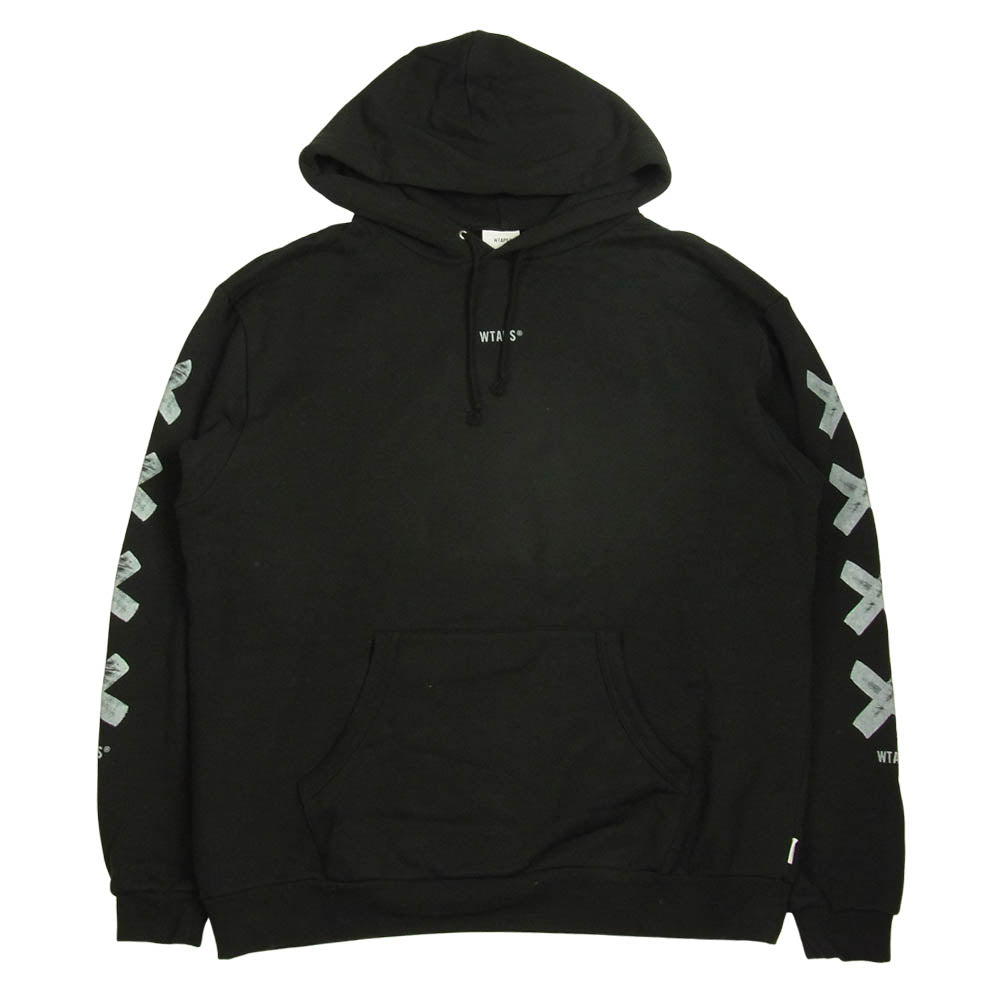 WTAPS ダブルタップス 20AW MMXX SCREEN SWEAT HOODIE スウェット パーカー ブラック系 3【中古】