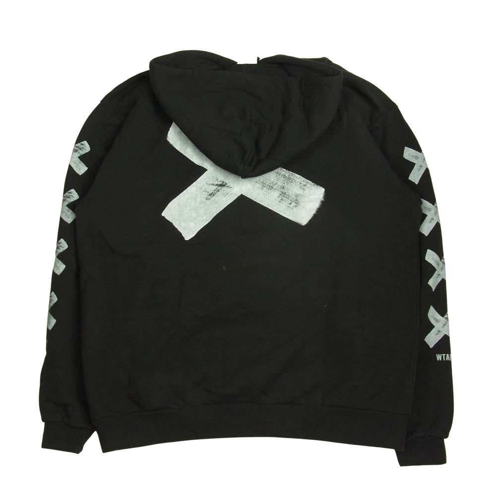 WTAPS ダブルタップス 20AW MMXX SCREEN SWEAT HOODIE スウェット パーカー ブラック系 3【中古】