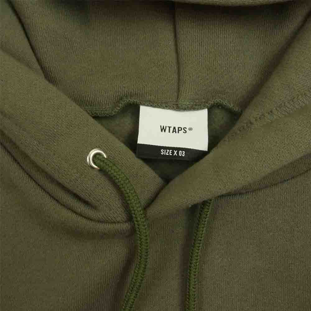 WTAPS ダブルタップス 20AW 202ATDT-HP03S OG HOODED スウェット パーカー オリーブ系 3【新古品】【未使用】【中古】