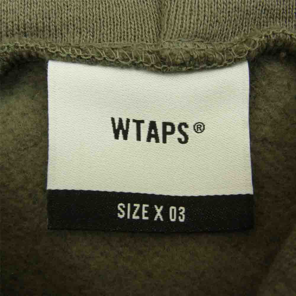 WTAPS ダブルタップス 20AW 202ATDT-HP03S OG HOODED スウェット パーカー オリーブ系 3【新古品】【未使用】【中古】