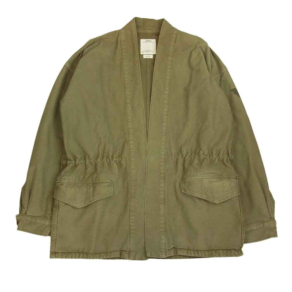 VISVIM ビズビム 0118205013030 SANJURO BENNY JKT サンジュウロウ ベニー ジャケット カーキ系 3【美品】【中古】