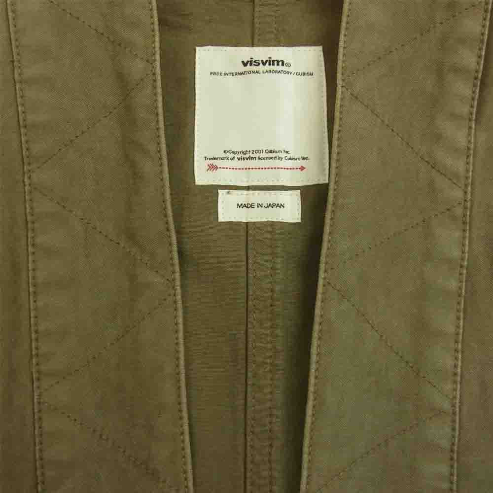 VISVIM ビズビム 0118205013030 SANJURO BENNY JKT サンジュウロウ ベニー ジャケット カーキ系 3【美品】【中古】