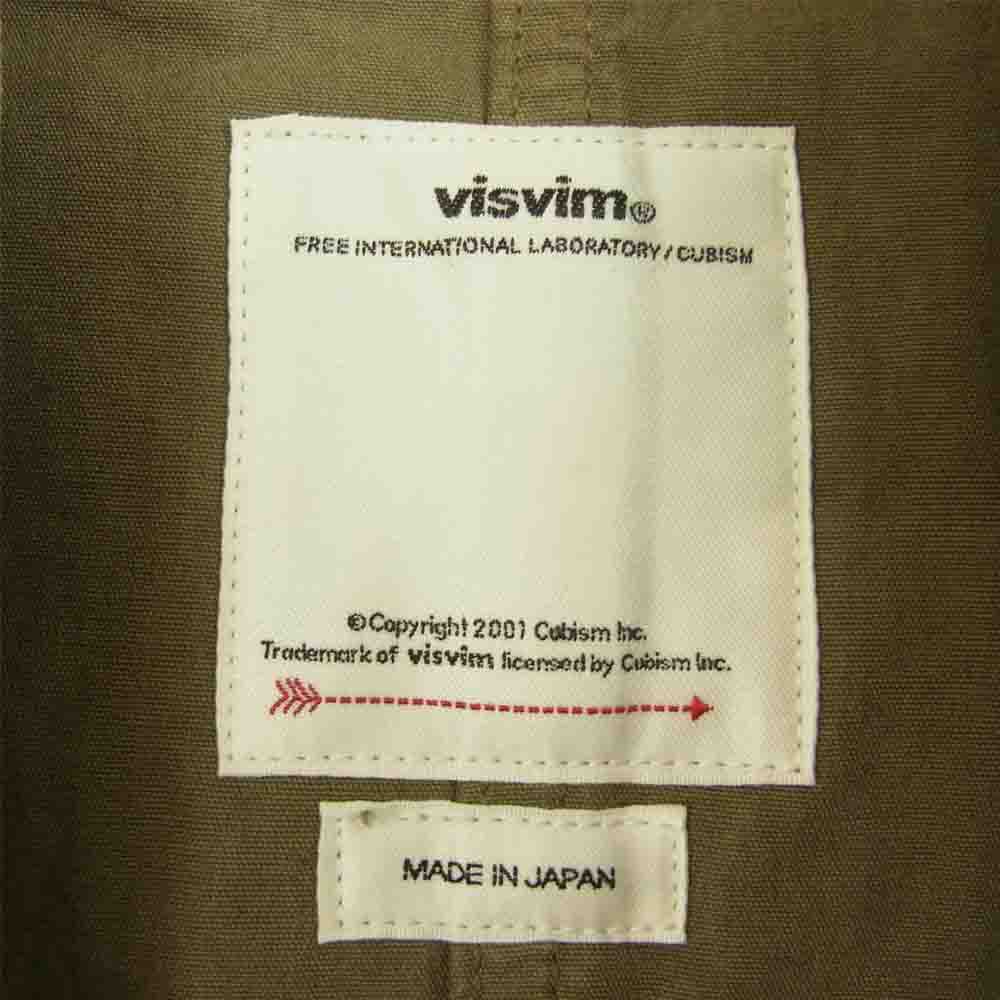 VISVIM ビズビム 0118205013030 SANJURO BENNY JKT サンジュウロウ ベニー ジャケット カーキ系 3【美品】【中古】
