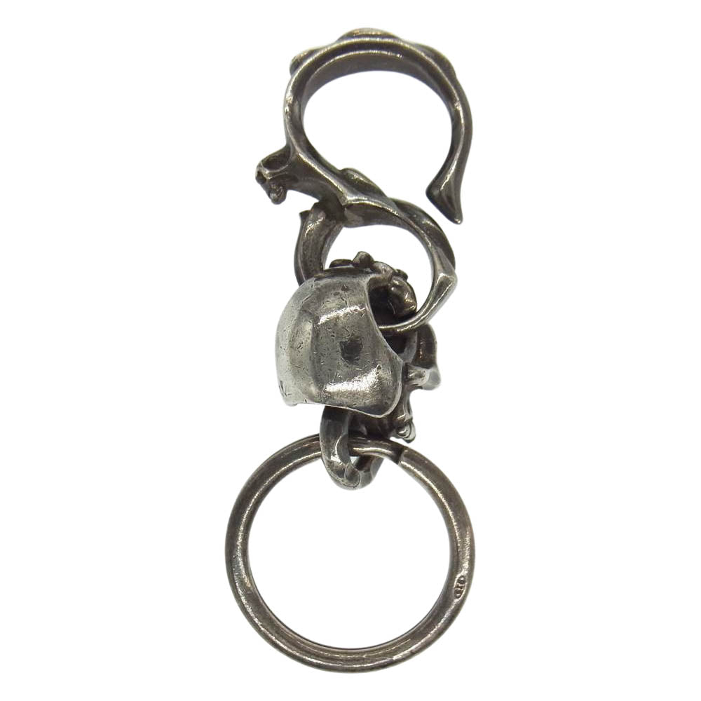 エフエーエル エンプティ スカル キーチェーン キーホルダー シルバー系【中古】