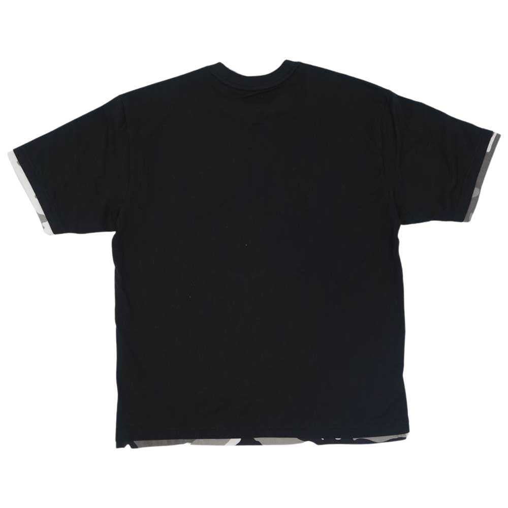 Supreme シュプリーム 22SS layered s/s top レイヤー Tシャツ ブラック系 S【極上美品】【中古】