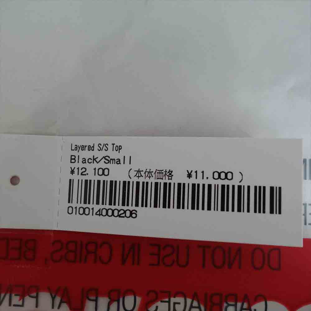 Supreme シュプリーム 22SS layered s/s top レイヤー Tシャツ ブラック系 S【極上美品】【中古】