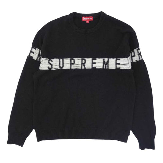 Supreme シュプリーム 21SS Inside Out Logo Sweater インサイドアウト ロゴ セーター ブラック系 S【中古】