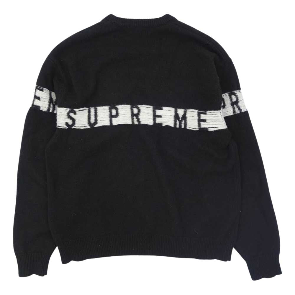 Supreme シュプリーム 21SS Inside Out Logo Sweater インサイドアウト ロゴ セーター ブラック系 S【中古】