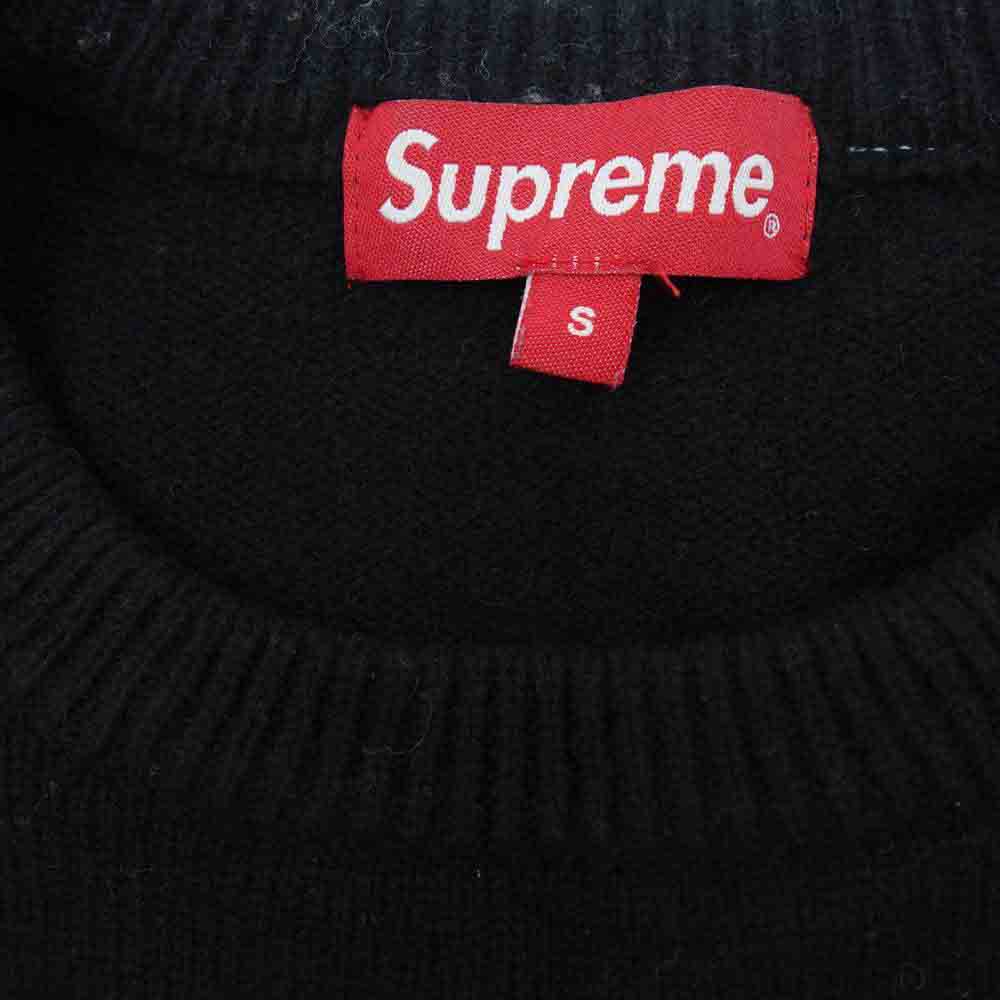 Supreme シュプリーム 21SS Inside Out Logo Sweater インサイドアウト ロゴ セーター ブラック系 S【中古】
