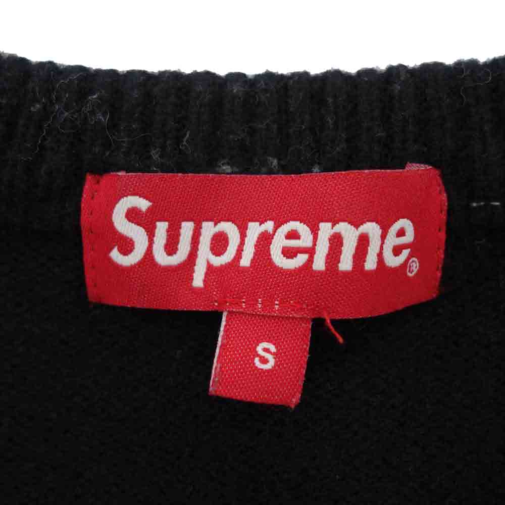 Supreme シュプリーム 21SS Inside Out Logo Sweater インサイドアウト ロゴ セーター ブラック系 S【中古】