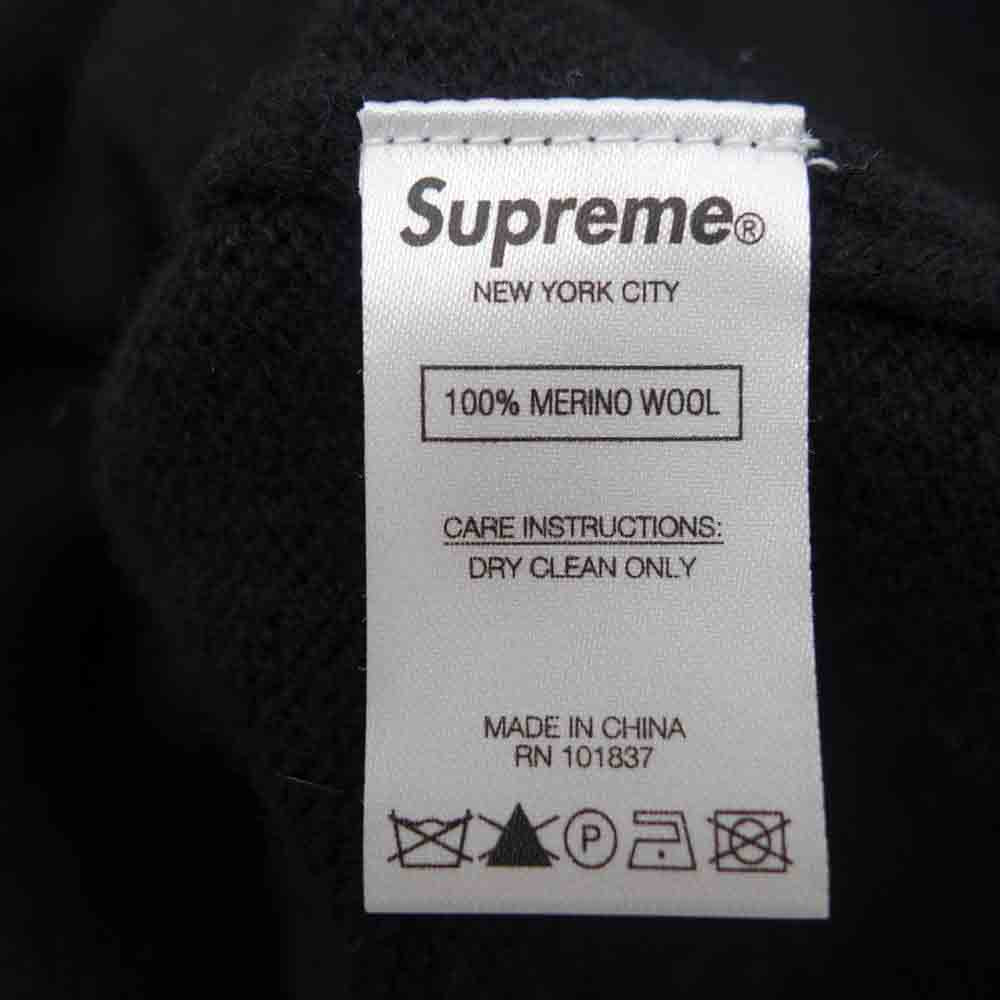 Supreme シュプリーム 21SS Inside Out Logo Sweater インサイドアウト ロゴ セーター ブラック系 S【中古】