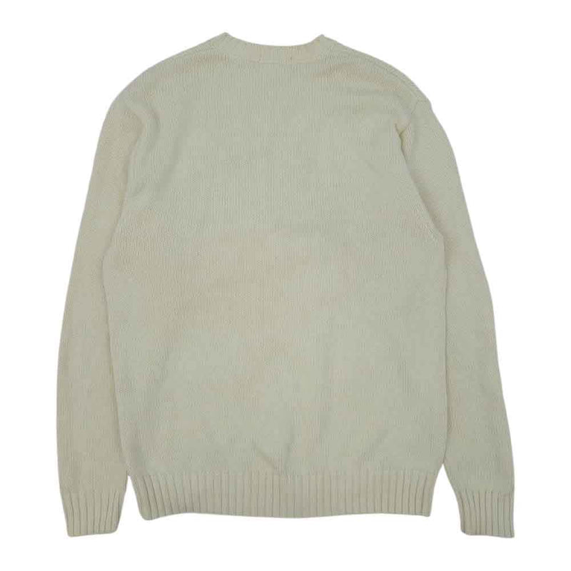 Supreme シュプリーム 16SS tackle twill sweater タックル ツイル セーター オフホワイト系 S【中古】