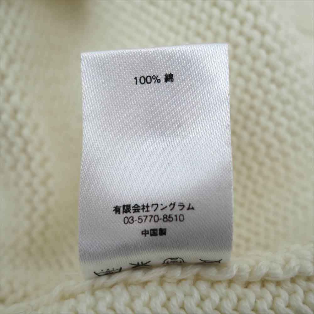 Supreme シュプリーム 16SS tackle twill sweater タックル ツイル セーター オフホワイト系 S【中古】