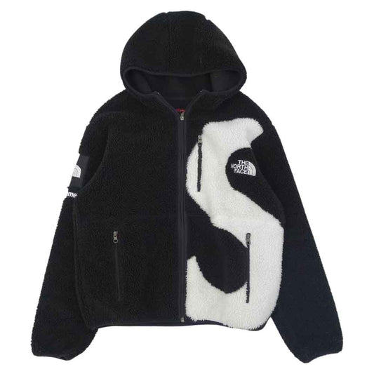 Supreme シュプリーム 20AW NT62004I The North Face S Logo Hooded Fleece Jacket ノースフェイス Sロゴ フーデッド フリース ジャケット ブラック系 S【中古】