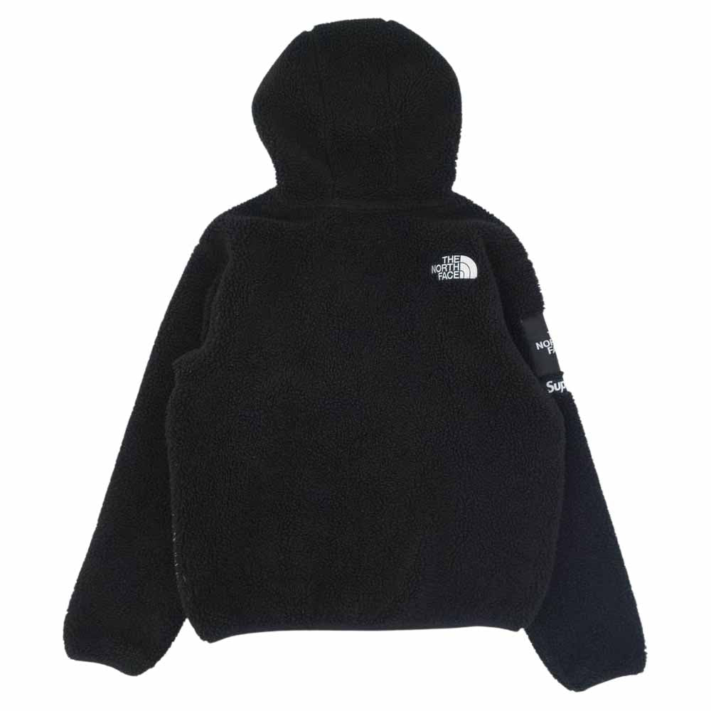 Supreme シュプリーム 20AW NT62004I The North Face S Logo Hooded Fleece Jacket ノースフェイス Sロゴ フーデッド フリース ジャケット ブラック系 S【中古】