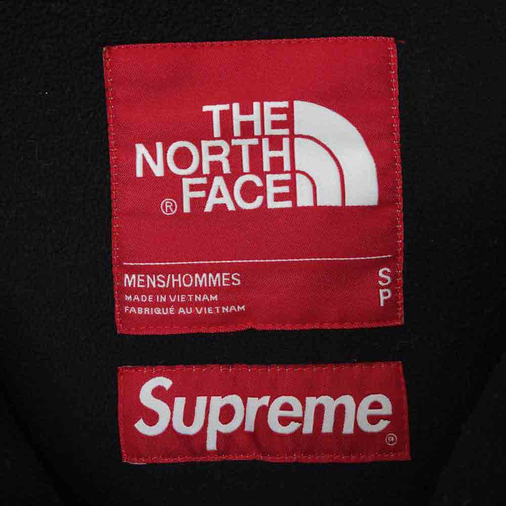 Supreme シュプリーム 20AW NT62004I The North Face S Logo Hooded Fleece Jacket ノースフェイス Sロゴ フーデッド フリース ジャケット ブラック系 S【中古】