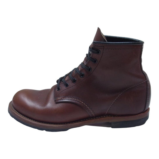 RED WING レッドウィング 9016 BECKMAN BOOT ベックマン ワークブーツ プレーントゥ ブラウン系 US9D【中古】