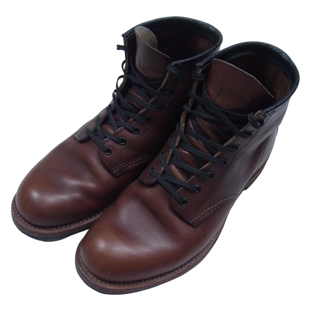 RED WING レッドウィング 9016 BECKMAN BOOT ベックマン ワークブーツ プレーントゥ ブラウン系 US9D【中古】