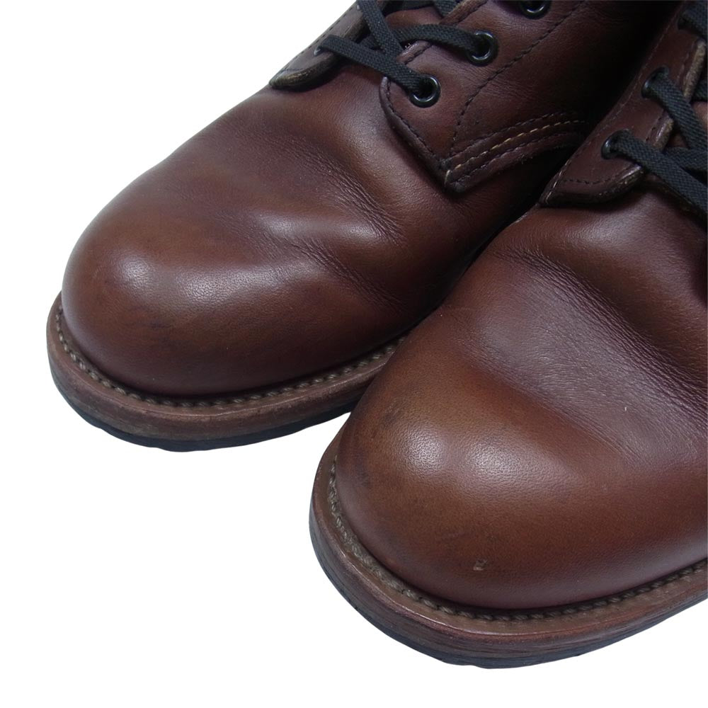 RED WING レッドウィング 9016 BECKMAN BOOT ベックマン ワークブーツ プレーントゥ ブラウン系 US9D【中古】