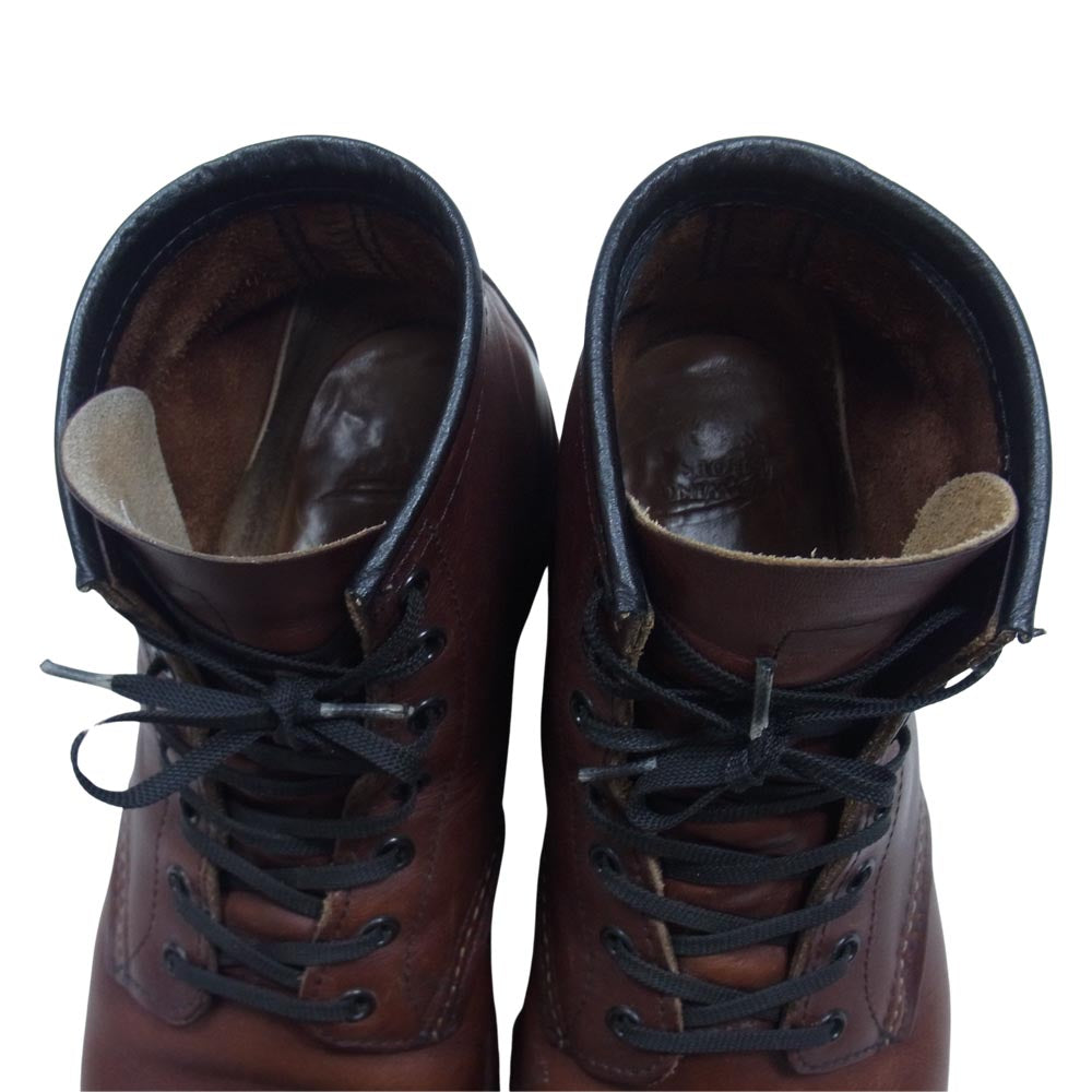 RED WING レッドウィング 9016 BECKMAN BOOT ベックマン ワークブーツ プレーントゥ ブラウン系 US9D【中古】